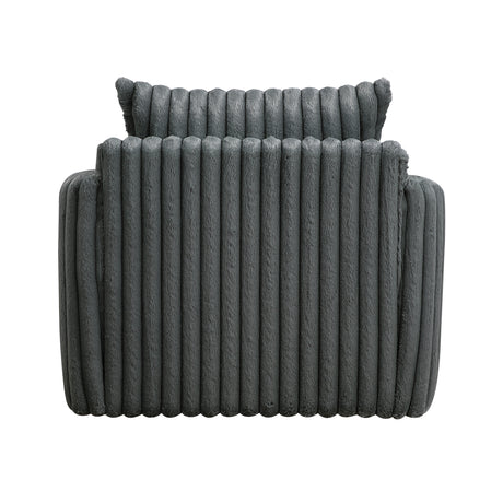 Tomball Dark Gray Swivel Chair - Ornate Home