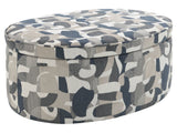 Tomkins Indigo Storage Ottoman - Ornate Home