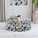 Tomkins Indigo Storage Ottoman - Ornate Home
