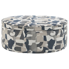 Tomkins Indigo Storage Ottoman - Ornate Home