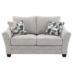 Tomkins Light Grey Loveseat - Ornate Home