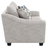 Tomkins Light Grey Loveseat - Ornate Home