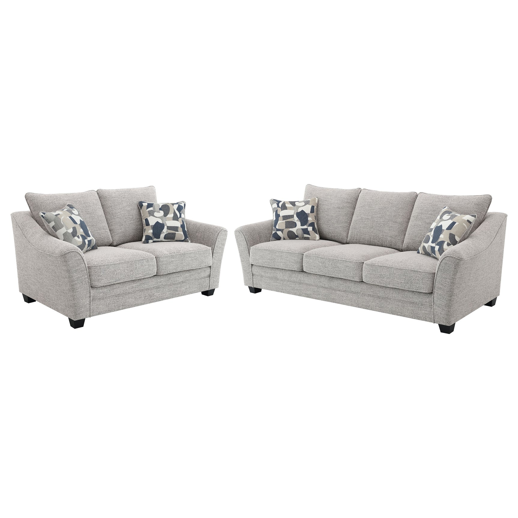 Tomkins Light Grey Sofa & Loveseat - Ornate Home