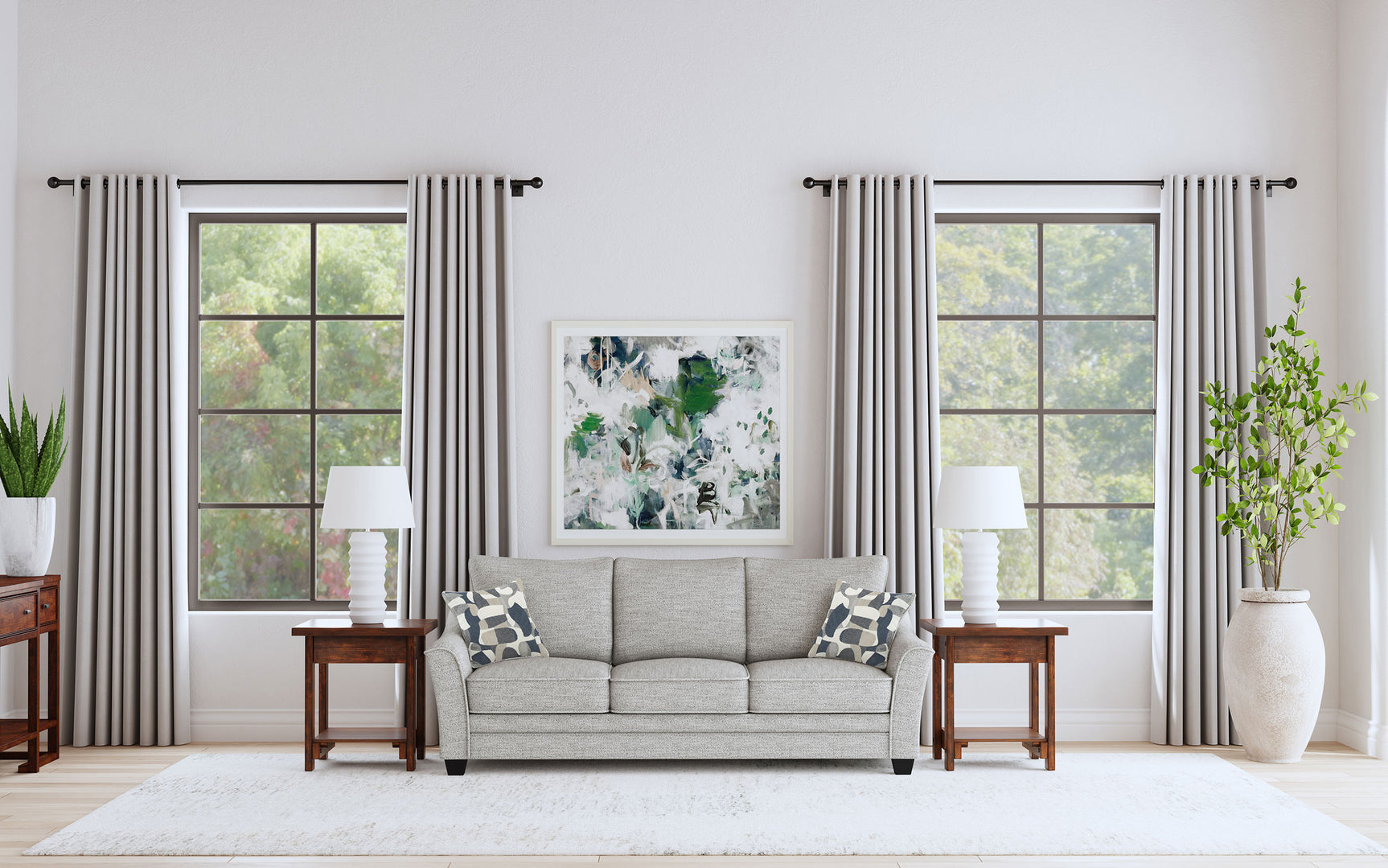 Tomkins Light Grey Sofa - Ornate Home