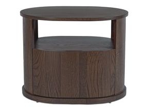 Tommy Dark Brown Nightstand - Ornate Home