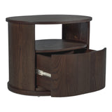 Tommy Dark Brown Nightstand - Ornate Home
