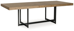 Tomtyn Brown Rectangle Dining Room Extension Table - Ornate Home