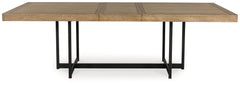 Tomtyn Brown Rectangle Dining Room Extension Table - Ornate Home