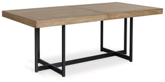 Tomtyn Brown Rectangle Dining Room Extension Table - Ornate Home