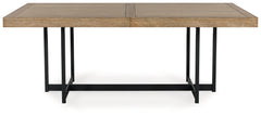 Tomtyn Brown Rectangle Dining Room Extension Table - Ornate Home