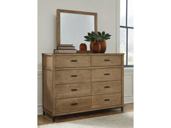 Tomtyn Light Brown Dresser & Mirror - Ornate Home