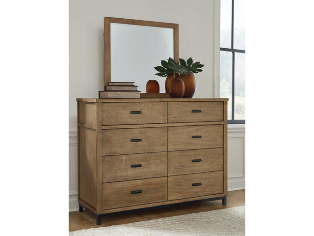 Tomtyn Light Brown Dresser & Mirror - Ornate Home