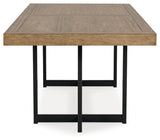 Tomtyn Light Brown Extension Dining Table and 6 Chairs (Online Special Price) - Ornate Home