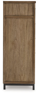 Tomtyn Light Brown Five Drawer Chest - Ornate Home