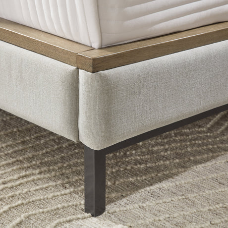 Tomtyn Light Brown Queen Upholstered Bed - Ornate Home