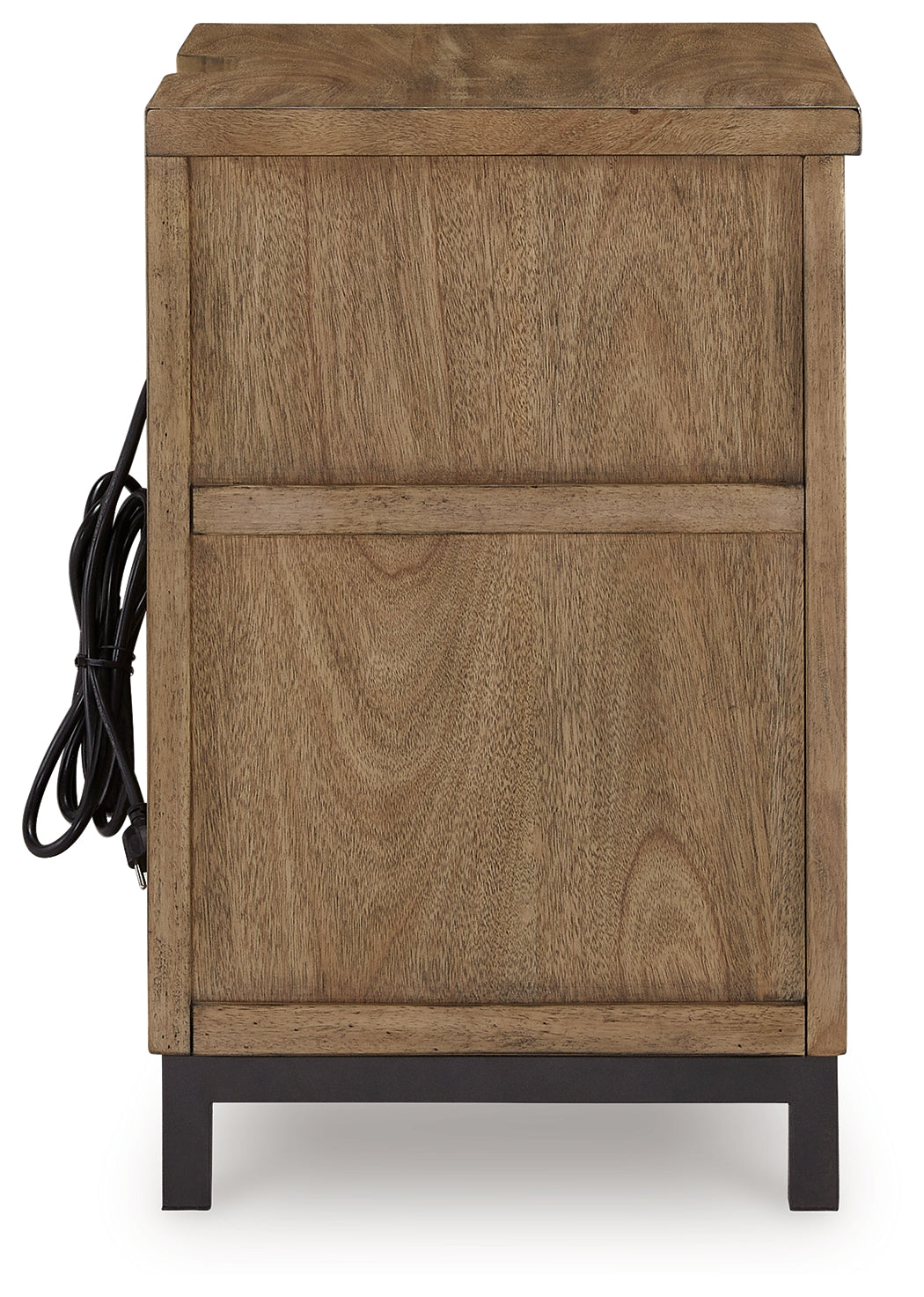 Tomtyn Light Brown Two Drawer Nightstand (Online Special Price) - Ornate Home