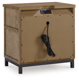 Tomtyn Light Brown Two Drawer Nightstand (Online Special Price) - Ornate Home