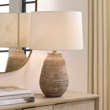 Tonachio Brown Etched Urn Table Lamp - Ornate Home