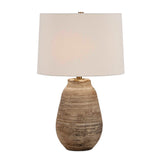 Tonachio Brown Etched Urn Table Lamp - Ornate Home