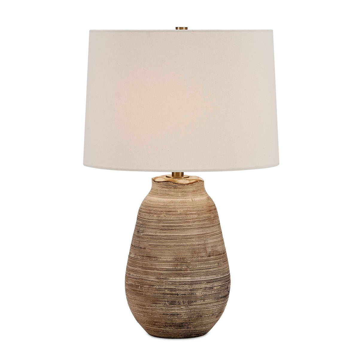 Tonachio Brown Etched Urn Table Lamp - Ornate Home