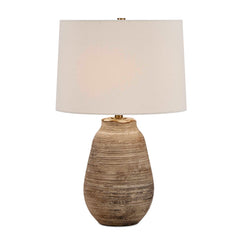 Tonachio Brown Etched Urn Table Lamp - Ornate Home