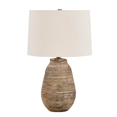 Tonachio Brown Etched Urn Table Lamp - Ornate Home