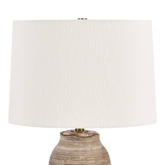 Tonachio Brown Etched Urn Table Lamp - Ornate Home