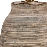 Tonachio Brown Etched Urn Table Lamp - Ornate Home