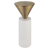 Top Hat Brass Drink Table - Ornate Home