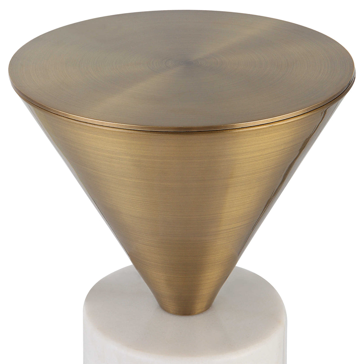 Top Hat Brass Drink Table - Ornate Home