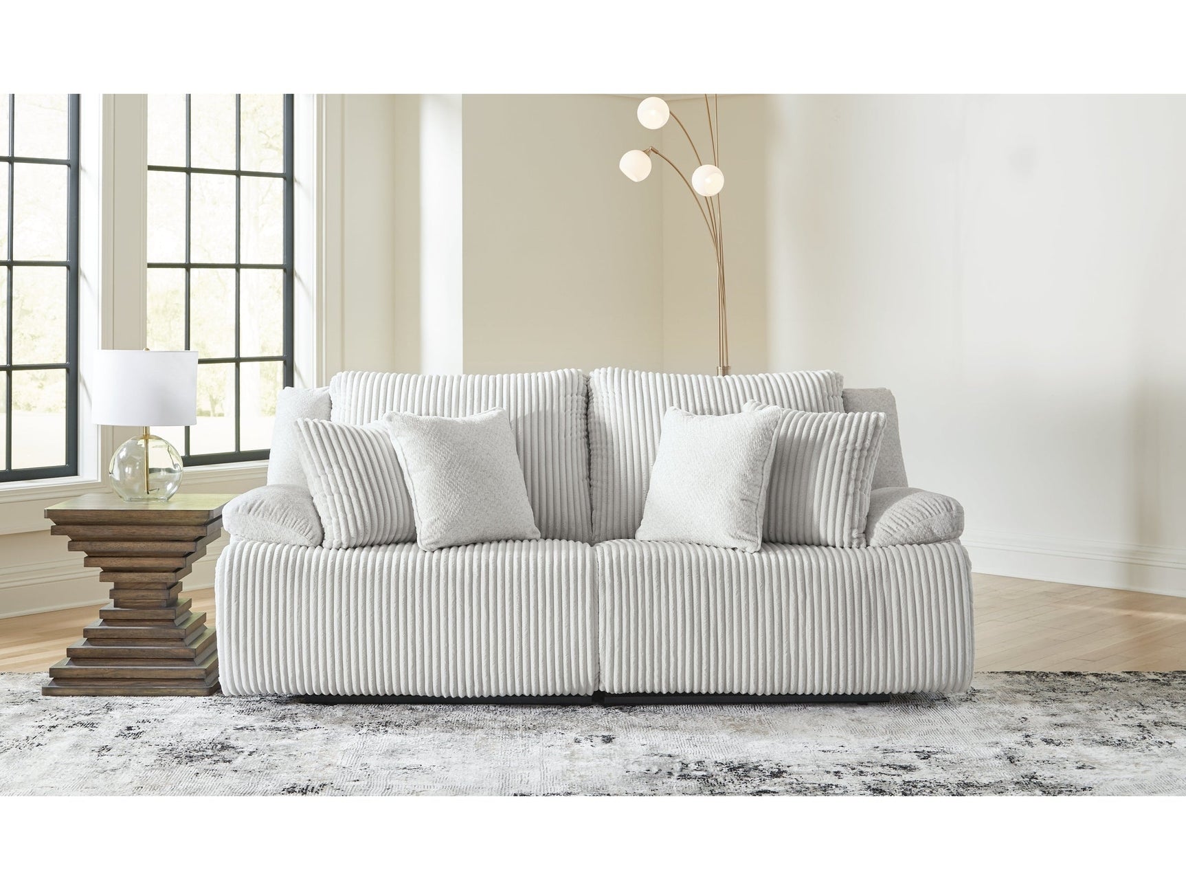 Top Tier Alloy 2-Piece Sectional Loveseat (Online Special Price) - Ornate Home