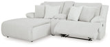 Top Tier Alloy 3-Piece Reclining Sectional Sofa with Chaise - Ornate Home