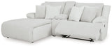 Top Tier Alloy 3-Piece Reclining Sectional Sofa with LAF Chaise (Online Special Price) - Ornate Home