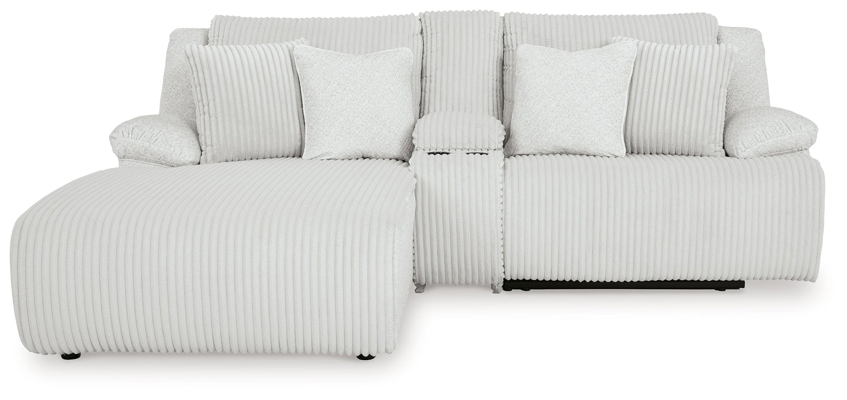 Top Tier Alloy 3-Piece Reclining Sectional Sofa with LAF Chaise (Online Special Price) - Ornate Home