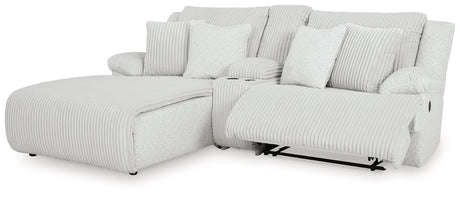 Top Tier Alloy 3-Piece Reclining Sectional Sofa with LAF Chaise - Ornate Home