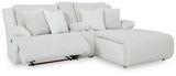 Top Tier Alloy 3-Piece Reclining Sectional Sofa with RAF Chaise - Ornate Home