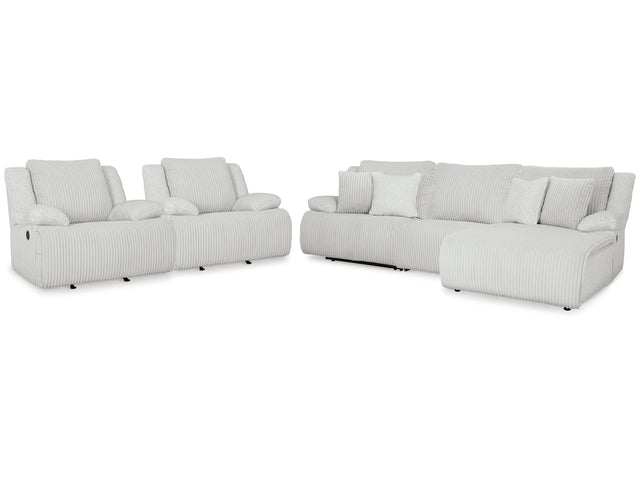 Top Tier Alloy 3-Piece Reclining Sectional and 2 Recliners - Ornate Home