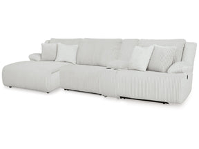 Top Tier Alloy 4-Piece Reclining Sectional with Chaise (Online Special Price) - Ornate Home