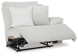 Top Tier Alloy 4-Piece Reclining Sectional with Chaise (Online Special Price) - Ornate Home