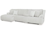 Top Tier Alloy 4-Piece Reclining Sectional with Chaise - Ornate Home