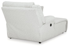 Top Tier Alloy 4-Piece Reclining Sectional with Chaise - Ornate Home