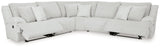 Top Tier Alloy 5-Piece Reclining Sectional (Online Special Price) - Ornate Home