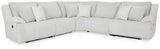 Top Tier Alloy 5-Piece Reclining Sectional - Ornate Home