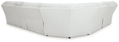 Top Tier Alloy 6-Piece Reclining Sectional with LAF Chaise - Ornate Home