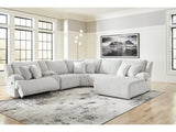 Top Tier Alloy 6-Piece Reclining Sectional with RAF Chaise - Ornate Home