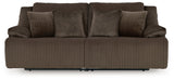 Top Tier Chocolate 2-Piece Sectional Loveseat (Online Special Price) - Ornate Home