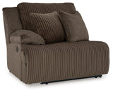 Top Tier Chocolate 3-Piece Reclining Sofa and 2-Piece Reclining Loveseat - Ornate Home