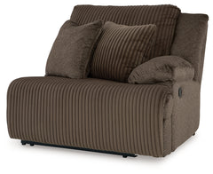 Top Tier Chocolate 3-Piece Reclining Sofa and 2-Piece Reclining Loveseat - Ornate Home