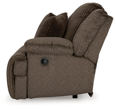 Top Tier Chocolate 3-Piece Reclining Sofa and 2-Piece Reclining Loveseat - Ornate Home
