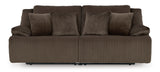 Top Tier Chocolate 3-Piece Reclining Sofa and 2-Piece Reclining Loveseat - Ornate Home